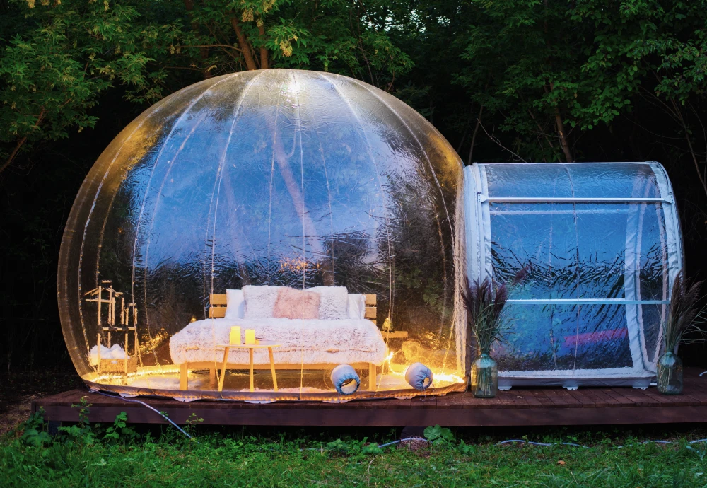 bubble crystal tent